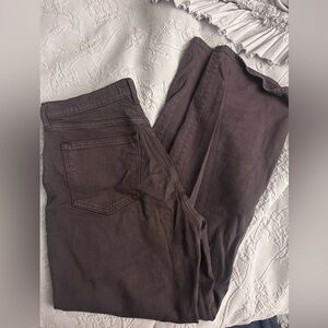 Abercrombie 90s Relaxed High Rise Brown Jeans